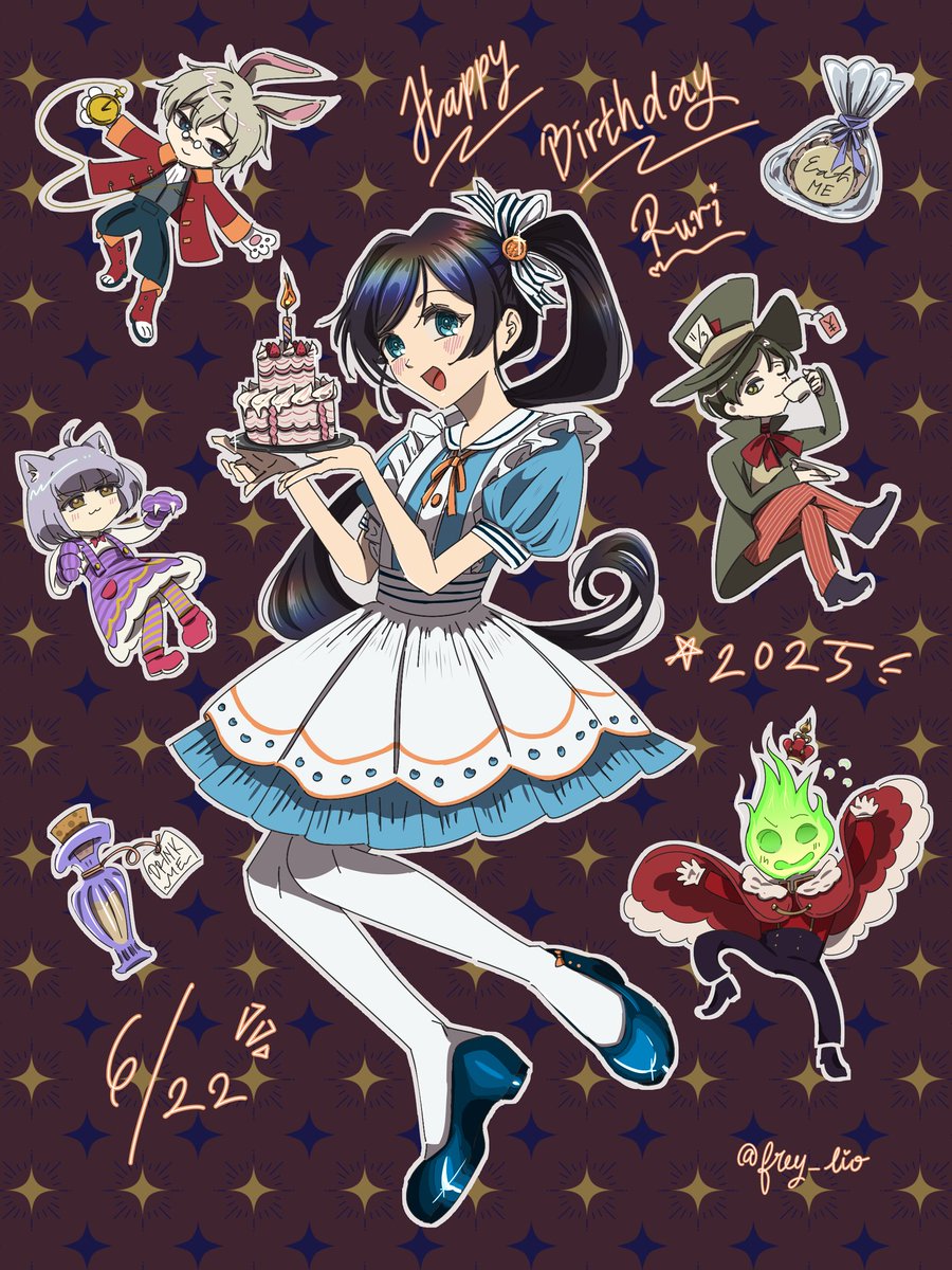 frey_lio's tweet photo. Happy Birthday Ruriii‼️🥳🥳🎉🎉
You deserve to explore more things out of the school and home. I believe Tasokare would be the fate of your journey to learn the better of yourself ✨️ -Atori and Frey
#ルリ生誕祭2025 #ルリ誕生祭2025 #誰ソ彼ホテル #TasokareHotel #ルリ #Ruri https://t.co/IAq67MW6r7