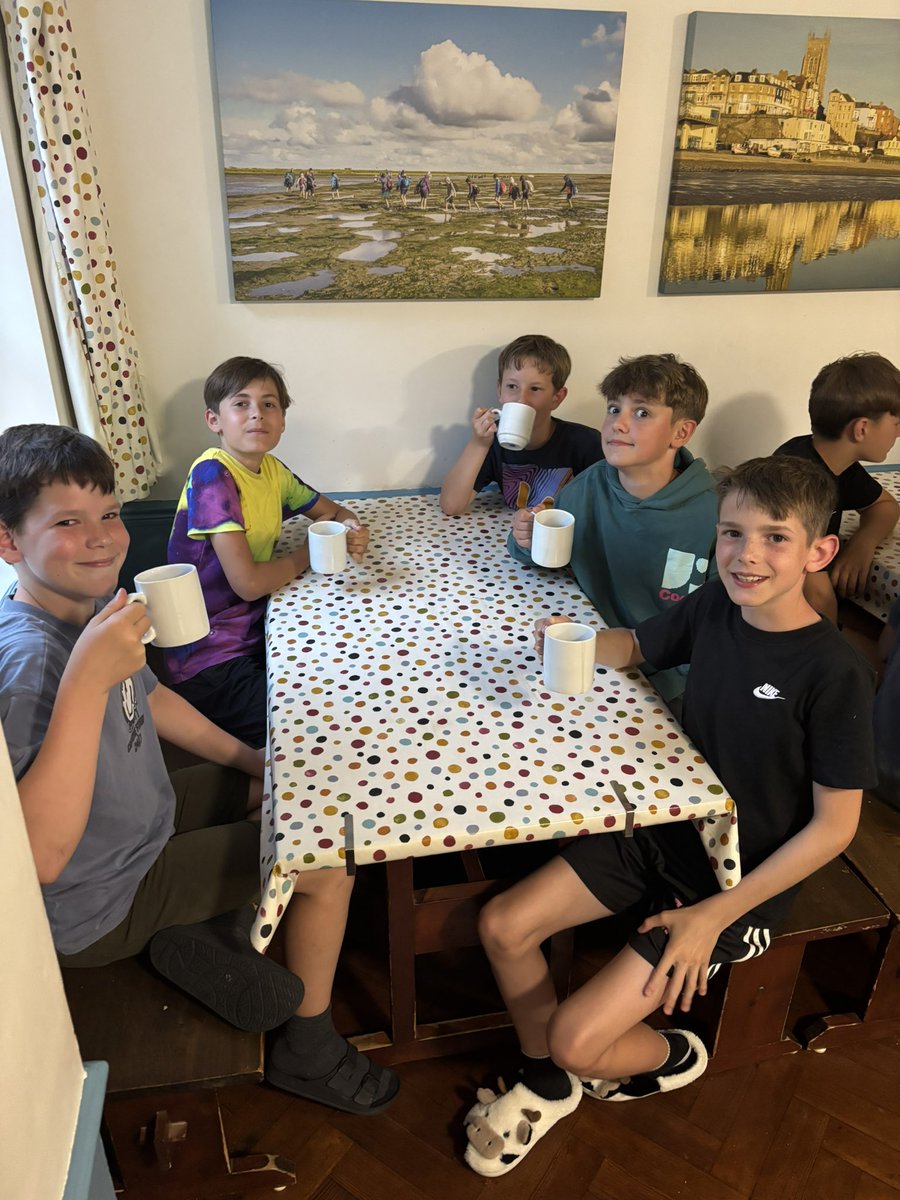 The hot chocolate before bed always goes down well!