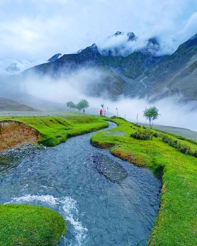 The image depicts Chunda Valley, beauty of the Gilgit-Baltistan, Pakistan.