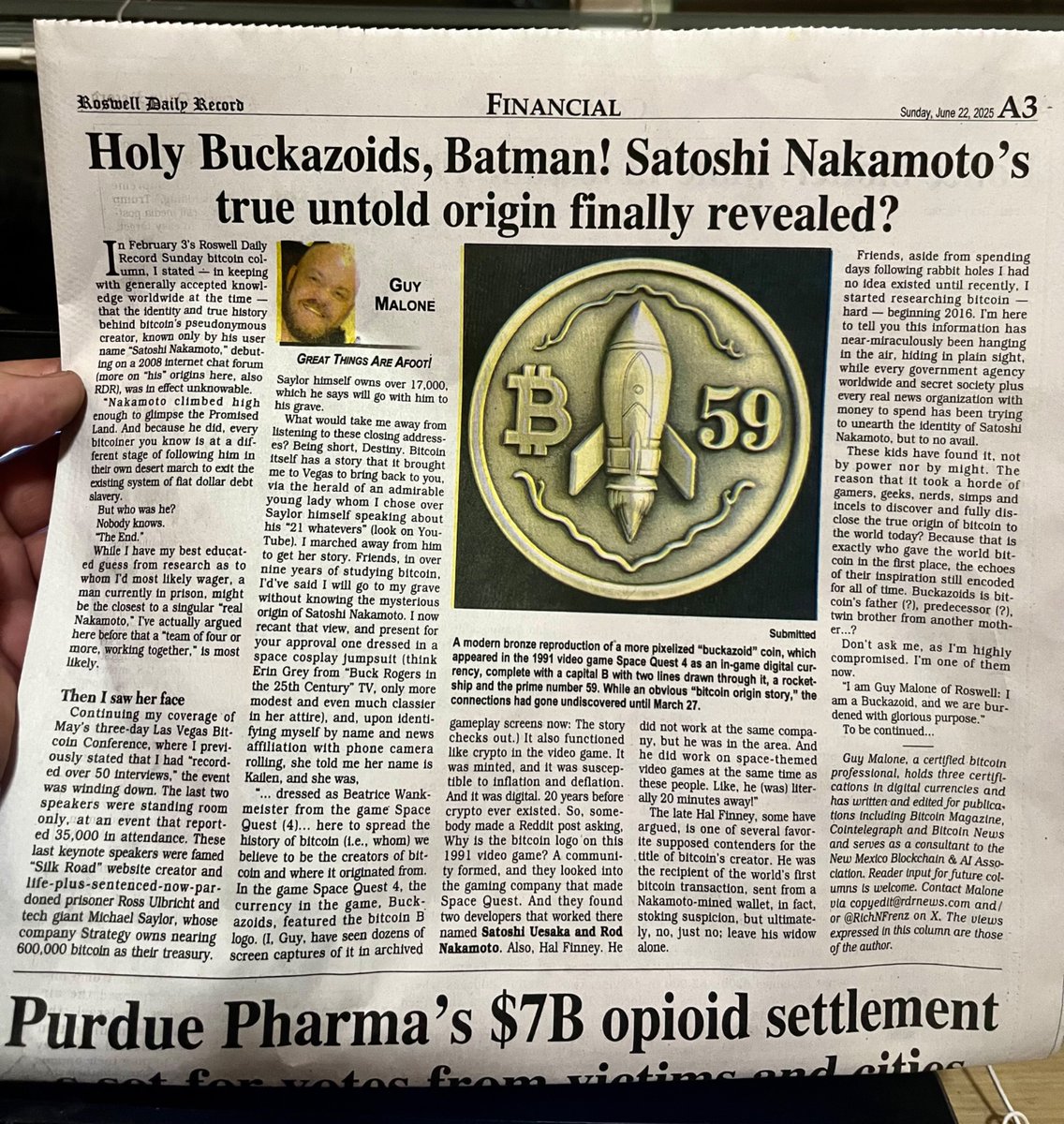 🙌 

rdrnews.com/opinion/holy-b…

♾️ NM DISTRICT 59 ♾️ 
Aka “Birthplace of the Modern 🚀”  
 I kid you not #Buckazoids