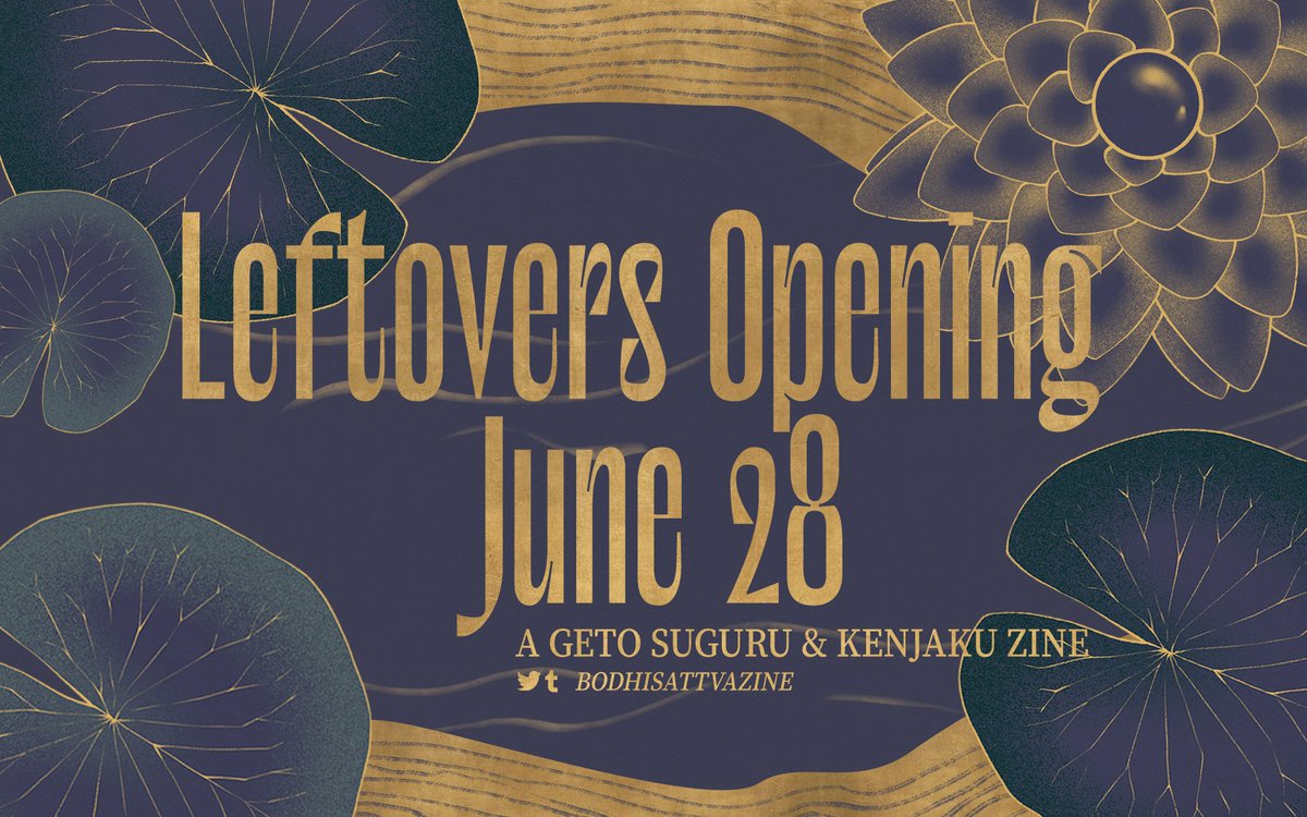 BodhisattvaZine's tweet image. 🪷Leftover Sales Announcement🪷
Second chances will come to those who give their all. For any who missed our original timeframe of preorders, our leftover sales will be opening June 28 at 8PM PDT. Items will be available a la carte, but stock is limited.