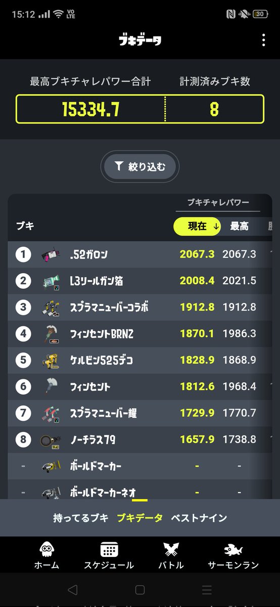 Alex51449322's tweet photo. #スプラ
#スプラトゥーン3
#Splatoon3 
ブキごとにパワー計れるの楽しい！ https://t.co/SxFHIc0aQX