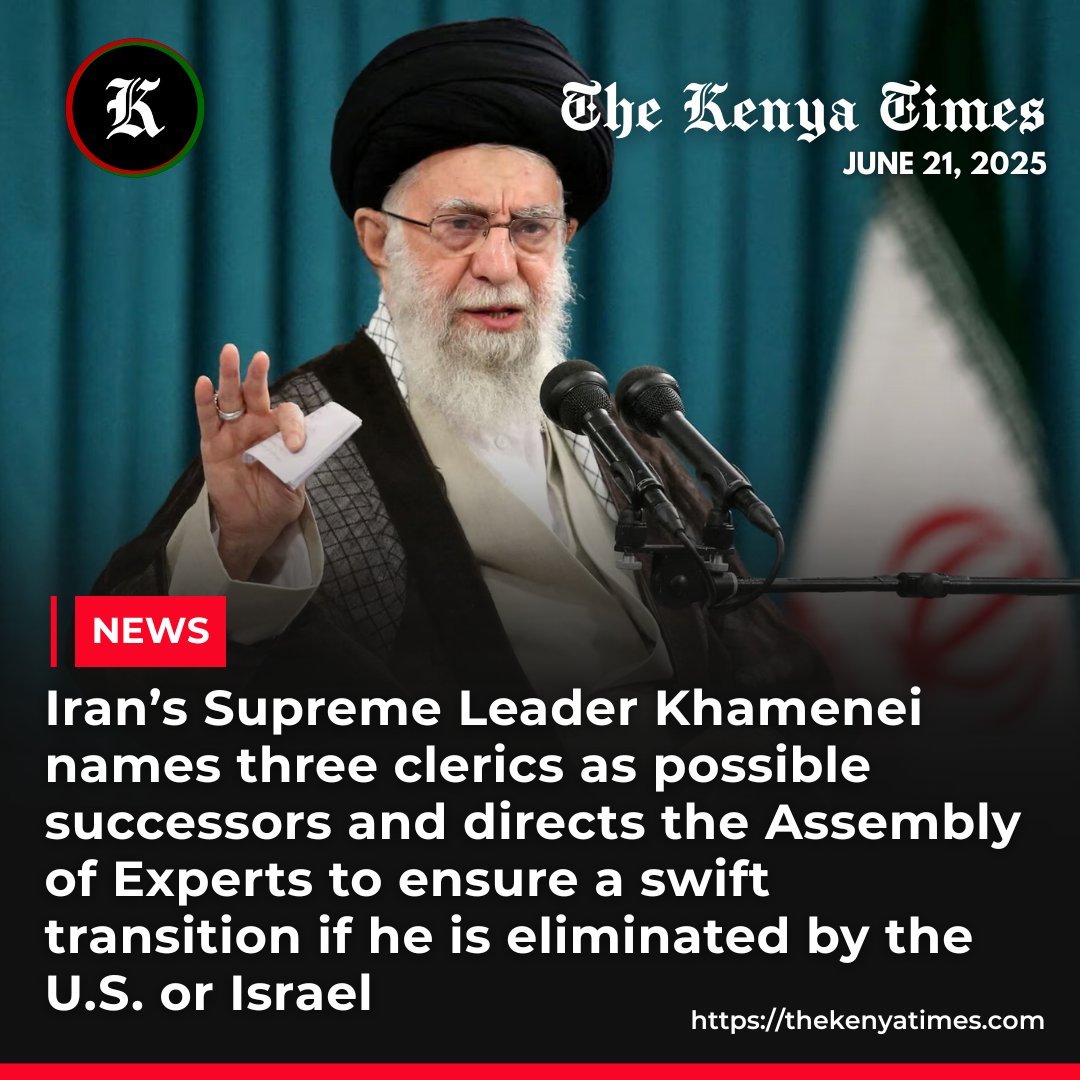 Last year, all bets were on Khamenei’s son Mojtaba (54) to inherit the throne. Now he’s handpicked three unfortunate clerics—because he knows that naming a successor right now is basically signing their death warrant. He’s not just paranoid—he’s selfish to the core.