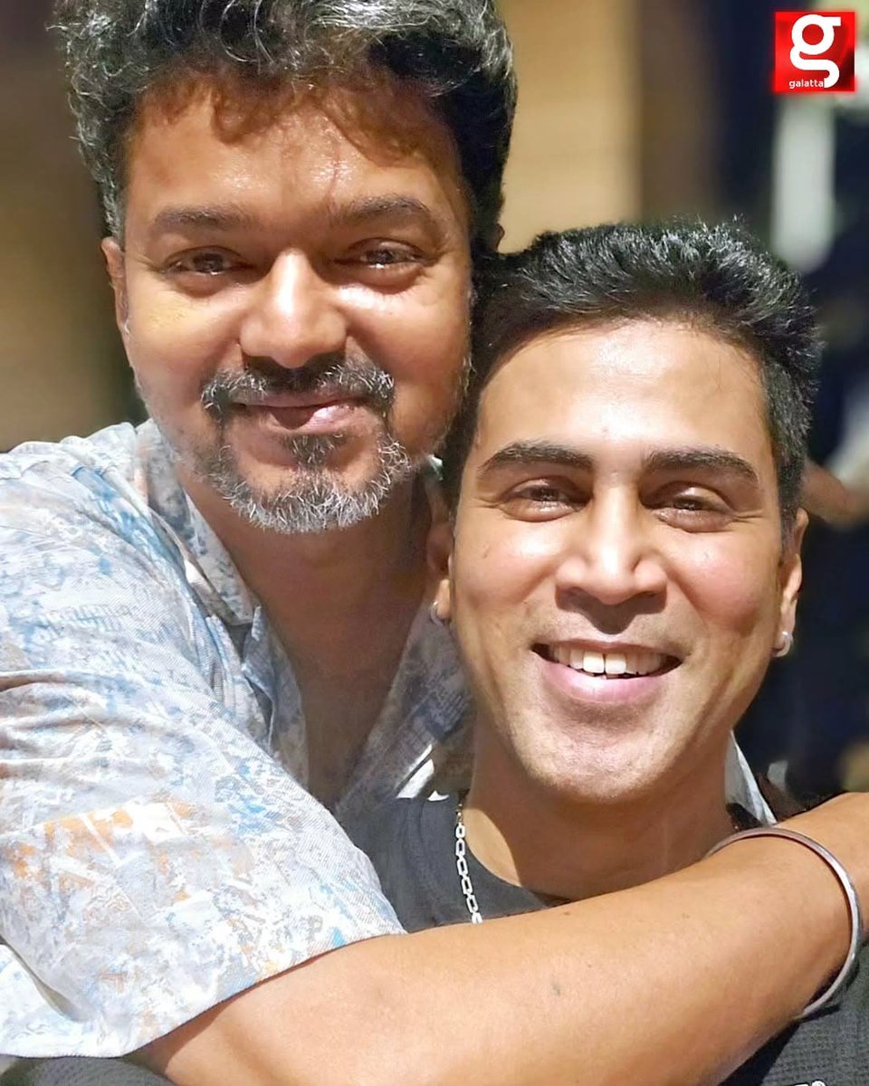 galattadotcom's tweet photo. An unseen picture of #ThalapathyVijay and Singer #Krish 🤩

@actorvijay #ThalapathyVijay #JanaNayagan #HBDThalapathyVijay #Galatta https://t.co/sM58FHPtOe