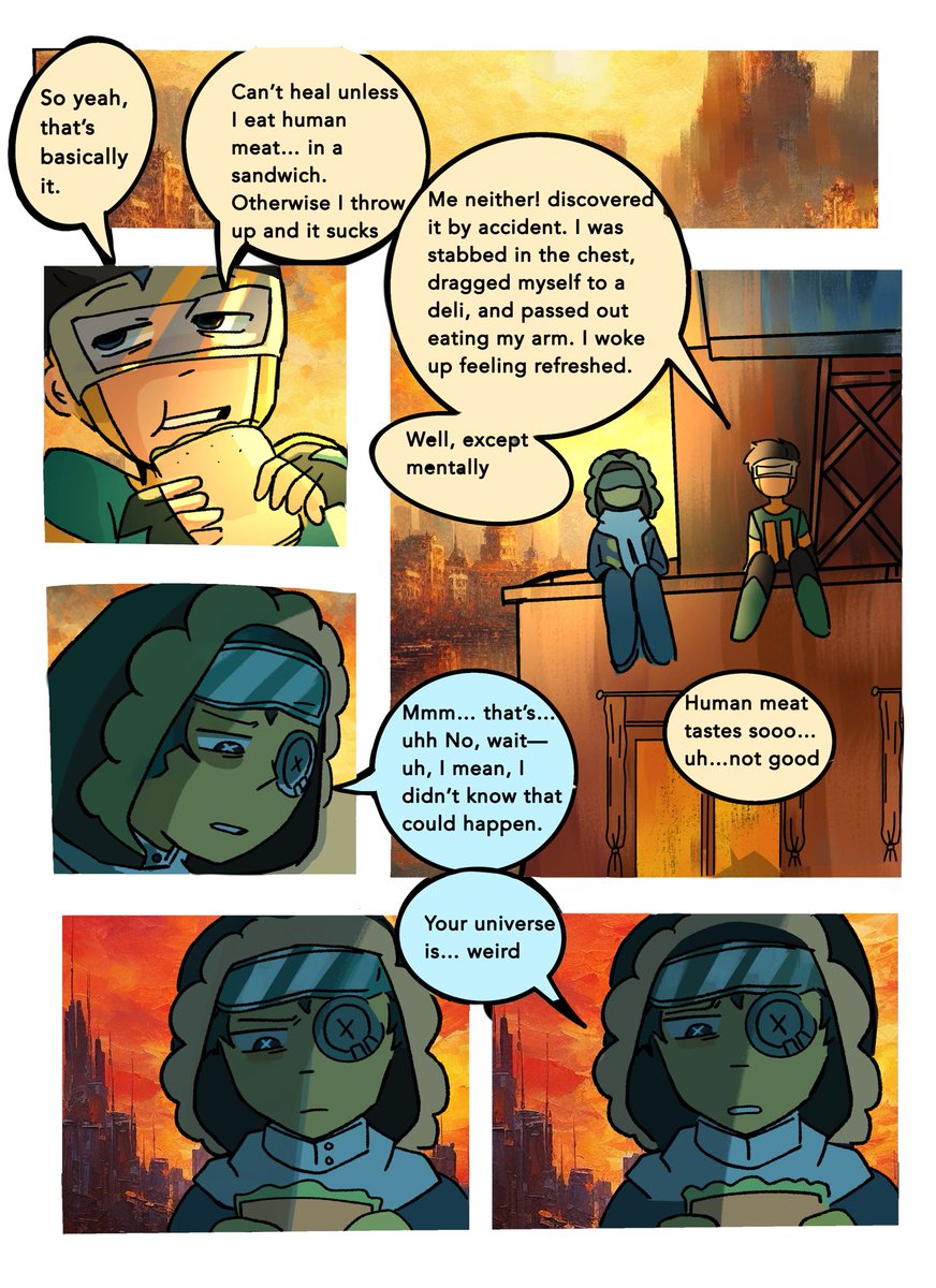 Karan2Pax's tweet image. #invinciblefanart #INVINCIBLEWAR #invincibleseason3
#MarkGrayson #invincibleoc
First variant done! @BreadTheEnd
Mark across the mark verse
Come along frostvincible across the multiverse, to save it from himself
RE PUBLISH CAUSE I FORGOT A PAGE 

(1/2 /