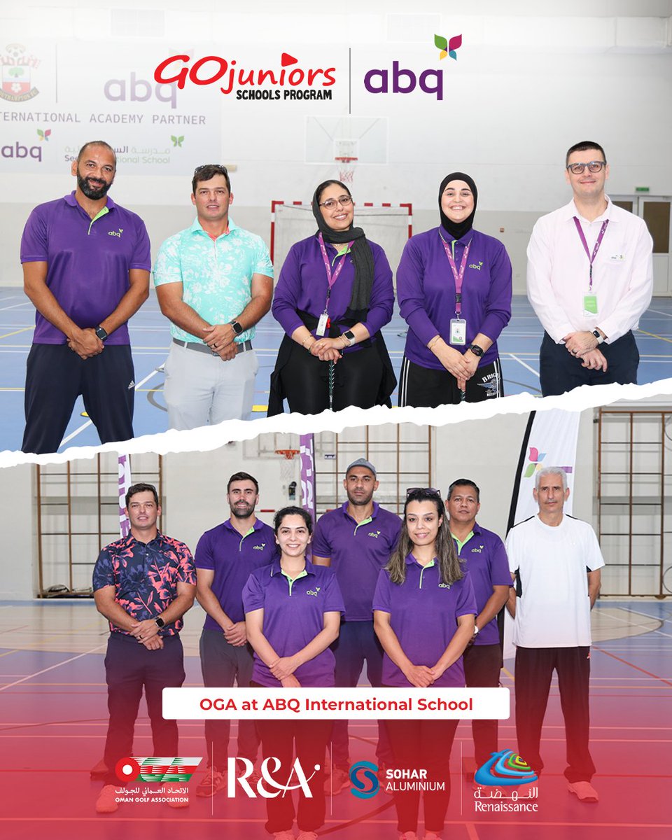 🏌🏼‍♂️🏫The Oman Golf Association, in collaboration with the ABQ International School @abqazzanbinqais <a href="/Abqseeb/">ABQ Seeb International School</a> , organized a golf training course at their ABQ Seeb and ABQ Azzan - MQ Campuses, where they acquired new skills that they would pass on to their students with enthusiasm.