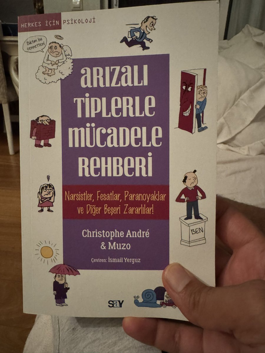 Je resiste aux personnalites toxiques... <a href="/SayYayinlari/">Say Yayınları</a> #christopheandre
