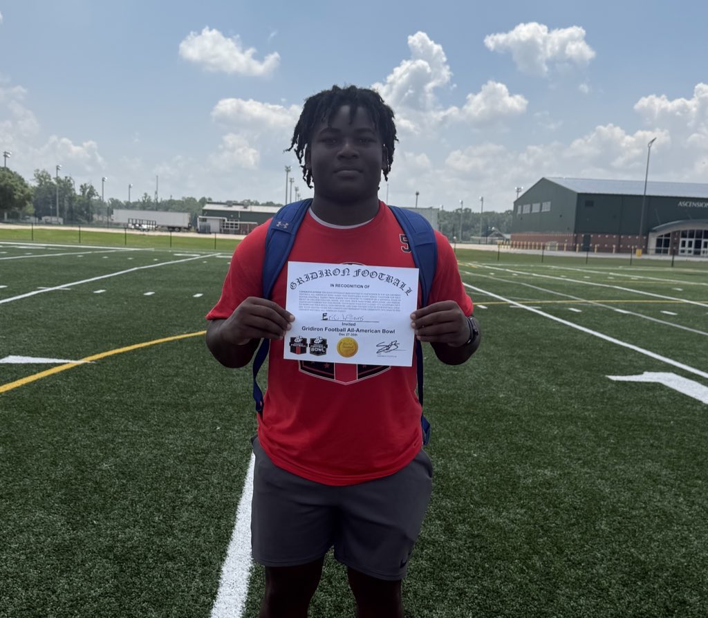 EricbWilliamsJr's tweet image. Gridiron Football All-American Game Invite @GridironFootbal @RecruitLouisian