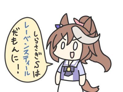 だもんに予想。 