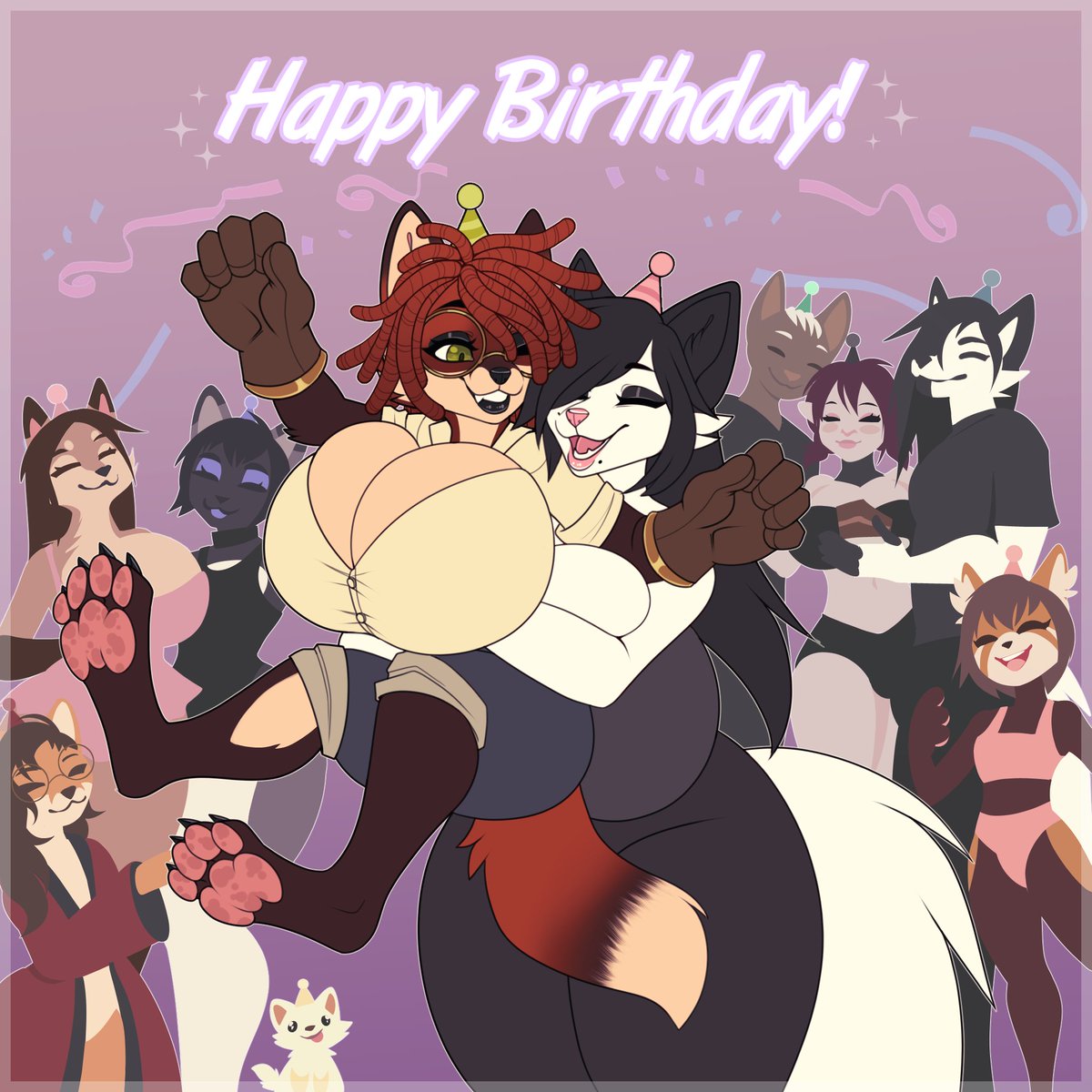 HAPPY BIRTHDAY <a href="/OzTheGoblin/">Discord Kitten</a> / <a href="/OzTheCatt/">Bald Cat</a> !!!❤️

Hope your day is incredible and sweet :3