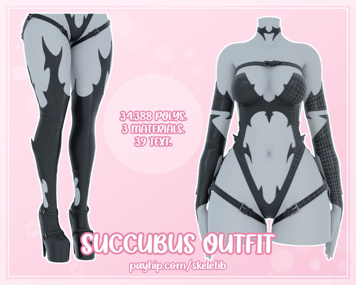 skeletib's tweet image. new succubus set available on my payhip, get it 15% cheaper for the first 24h (will last a few more hours)! :3
payhip.com/b/bs32x
