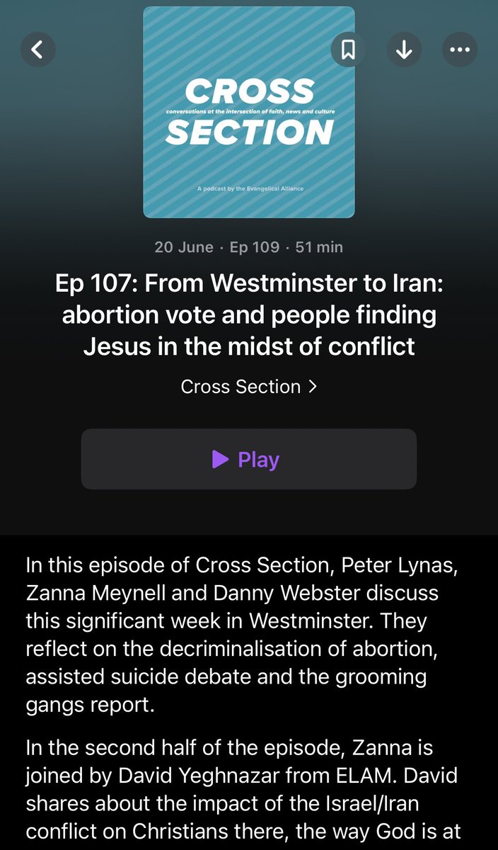 If you are looking to reflect on this week in Westminster and what’s happening in Iran do check out #CrossSection which includes a fascinating interview about Christian experiences in Iran right now.