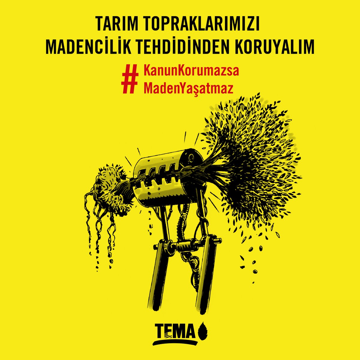 YASA TEKLİFİ GENEL KURUL’A GELİYOR!

📢 YASA TEKLİFİNİN REDDEDİLMESİ İÇİN TÜM PARTİLERDEN MİLLETVEKİLLERİNİZE ACİLEN ULAŞIN❗

Komisyondan geçen teklif tarım topraklarımızı, su varlıklarımızı, ormanlarımızı ve yaşam alanlarımızı madencilik şirketlerinin hizmetine sunuyor.

Teklif