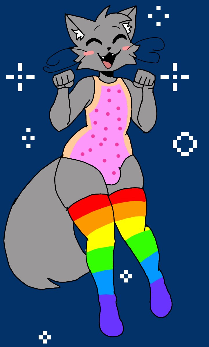 FEMBOY NYAN CAT #femboy #furry #nyancat #game #slightnsfw