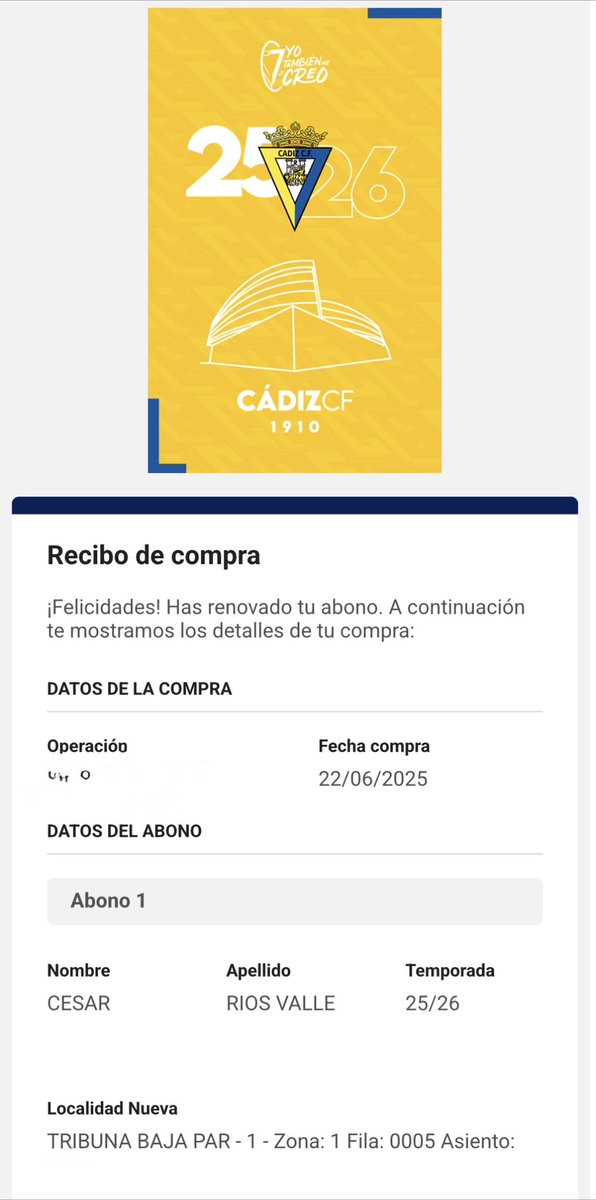 Yo También Seguiré Creyendo <a href="/Cadiz_CF/">Cádiz Club de Fútbol</a> 🙏🏻💛