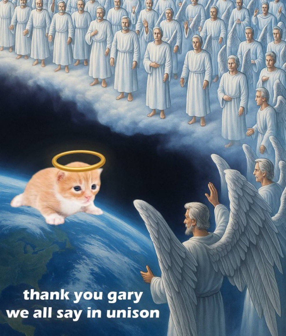 I’m up 15% already.

Thank you $gary