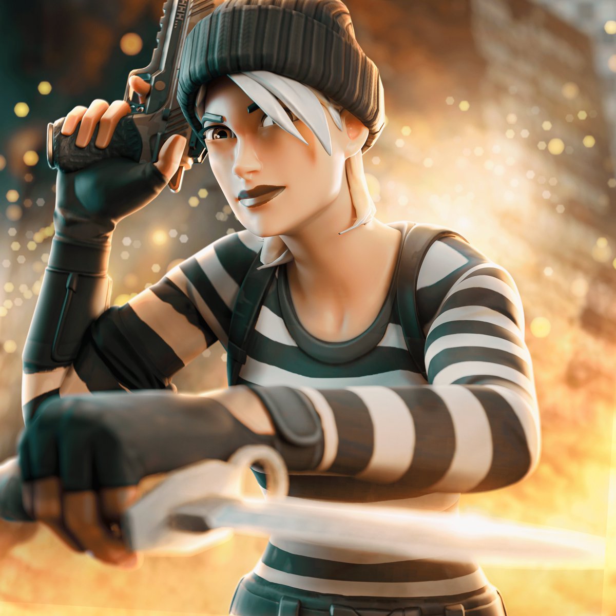 SukiCreates's tweet image. Uncropped version of the pfp i made for @Finzy :)