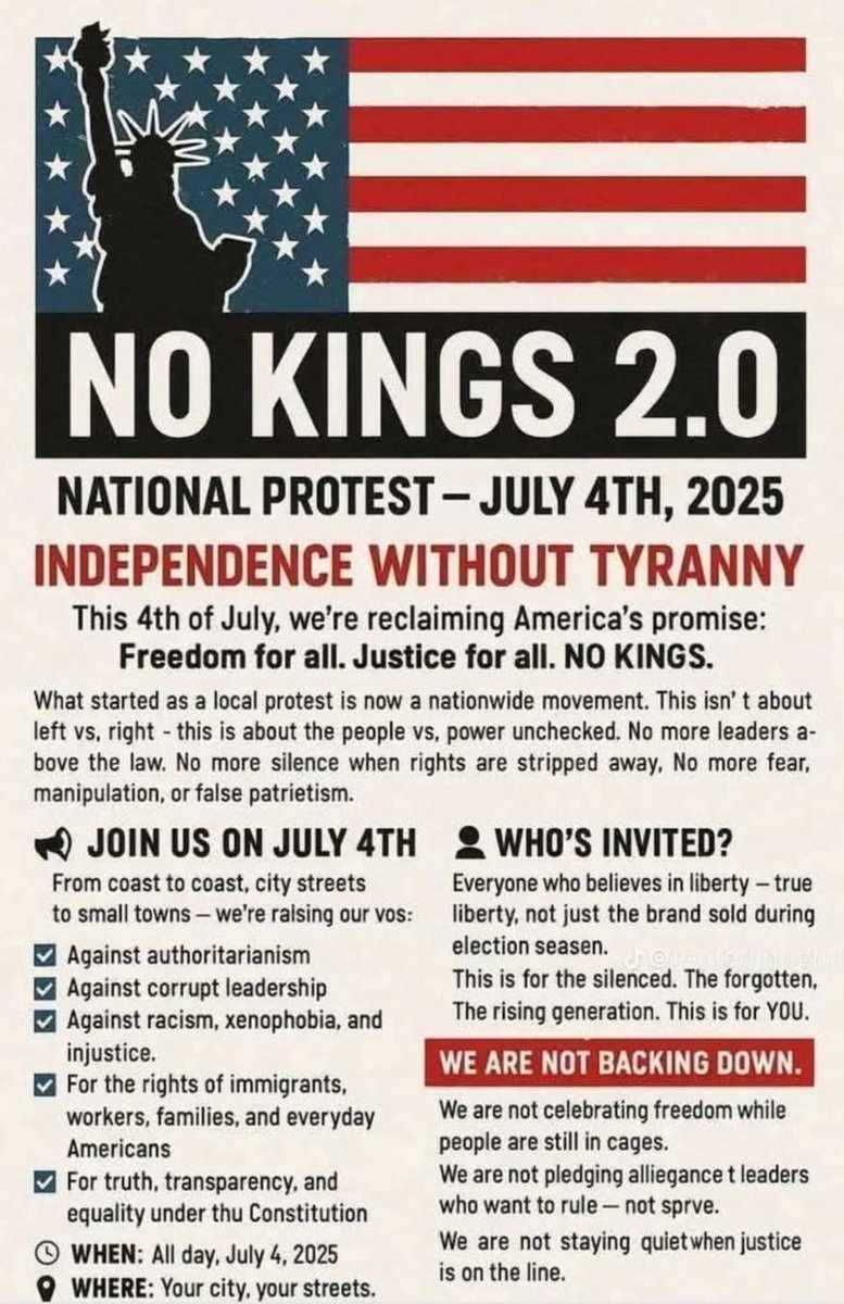 RealBookerScott's tweet image. As long as the Democrats are focused on Orange Man Bad, they offer no solutions for the American people. Trump can be the diversion for them for the next 3 years, and they will keep losing elections.

What a way to spend the 4th of July. No Kings 2.0. 
So stupid.