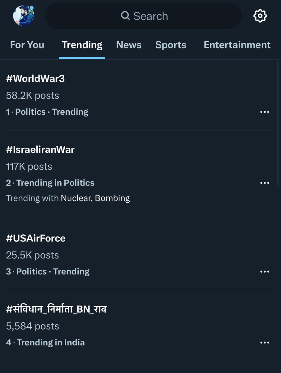 अगले 10 मिनट, 100+ कमेंट और टॉप-3 में इस ट्रेंड का आना 100% तय।👇👇

 #संविधान_निर्माता_BN_राव