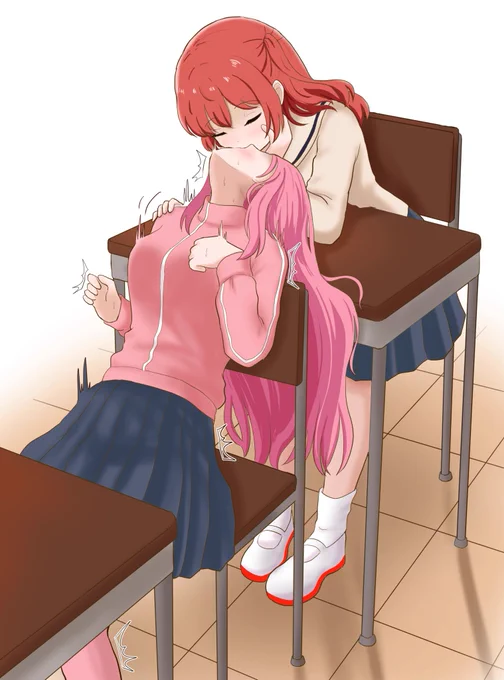 「ひとりちゃんって身体柔らかいわよね?」 「えっ!?」 #ぼっち・ざ・ろっく #ぼ喜多