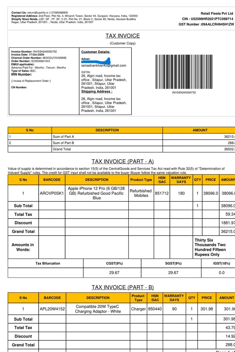 khan_4_adnan's tweet image. @iamRashmika Ma’am, please take note — Cashify is providing faulty phones and doing fraud in your name. I’m still waiting for a response on my complaint — this is my 20th tweet! @Cashify_ @Cashify_Support stop scamming customers and resolve the issue! #CashifyScam #FraudAlert