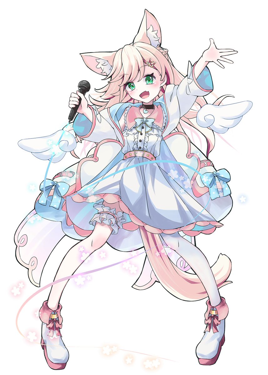 「キャラクターのみ Version」|真白フェア/FeaMashiroのイラスト