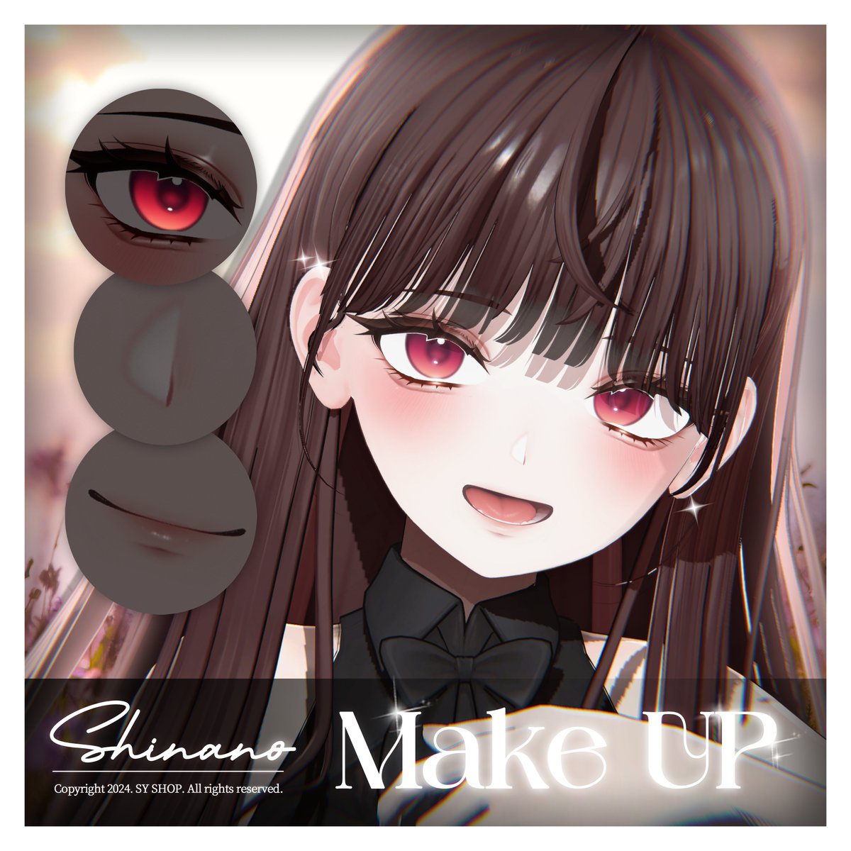 ✨New items✨

Sinano Make Up Textures 출시하였습니다!
RT+Follow 하시는 분들 중 3분 뽑아서
해당 아이템을 선물하도록 하겠습니다.

추첨은 6월 28일입니다. :)
이번에도 잘 부탁드립니다.😊❣️

opheliacollins.booth.pm/items/7083979
