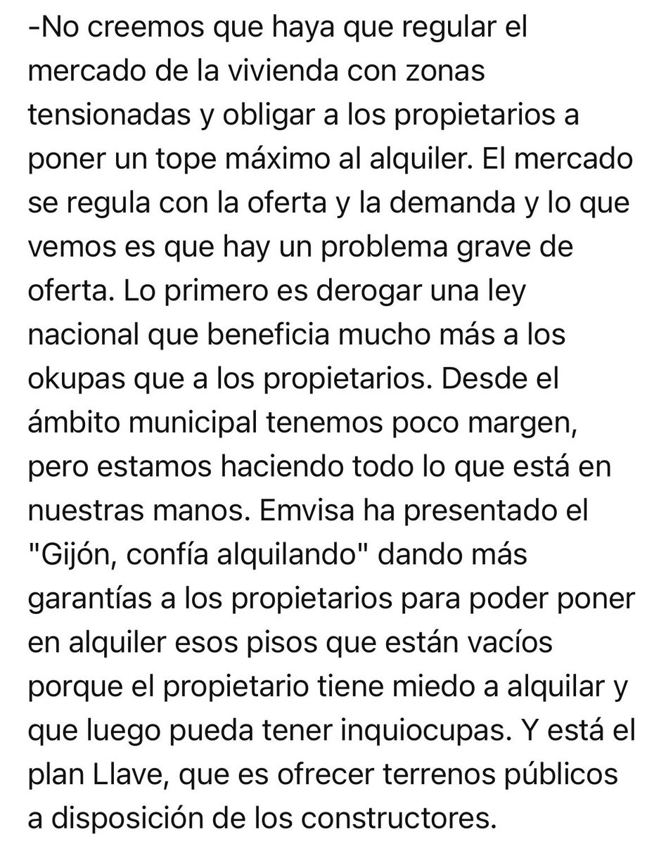 Dice Pumariega que el mercado de la vivienda se regula solo.

Lo dice mientras reconoce que aprueba programas que inyectan dinero público a propietarios y regalan suelo público a constructores.

No es cierto que la derecha no intervenga en el mercado. Lo hace, pero no a tu favor.