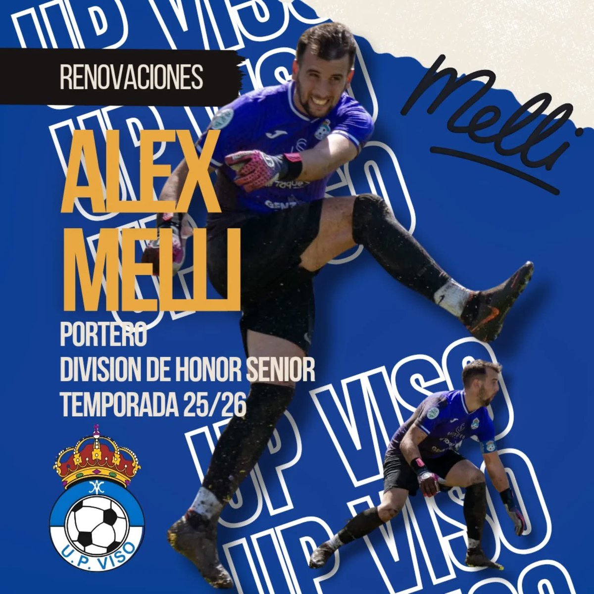 DIVISIÓN DE HONOR SENIOR

RENOVACIONES

Nuestro canterano, capitán y baluarte @alexmelli13 , continuará una temporada más defendiendo la escuadra visueña y paseando con orgullo el nombre del #ElVisoDelAlcor por Andalucía.

#ÁlexMelli2026 #LaOctavaMaravilla #somosCANTERA