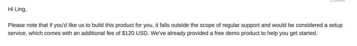 PoeHaH's tweet image. Our plugin is powerful, which means users with complex use-cases can struggle (even with lots of docs). We used to build a demo on their site, but that's not really sustainable so I'm thinking of stepping away from it. Let's see if customers understand that purchasing a plugin…
