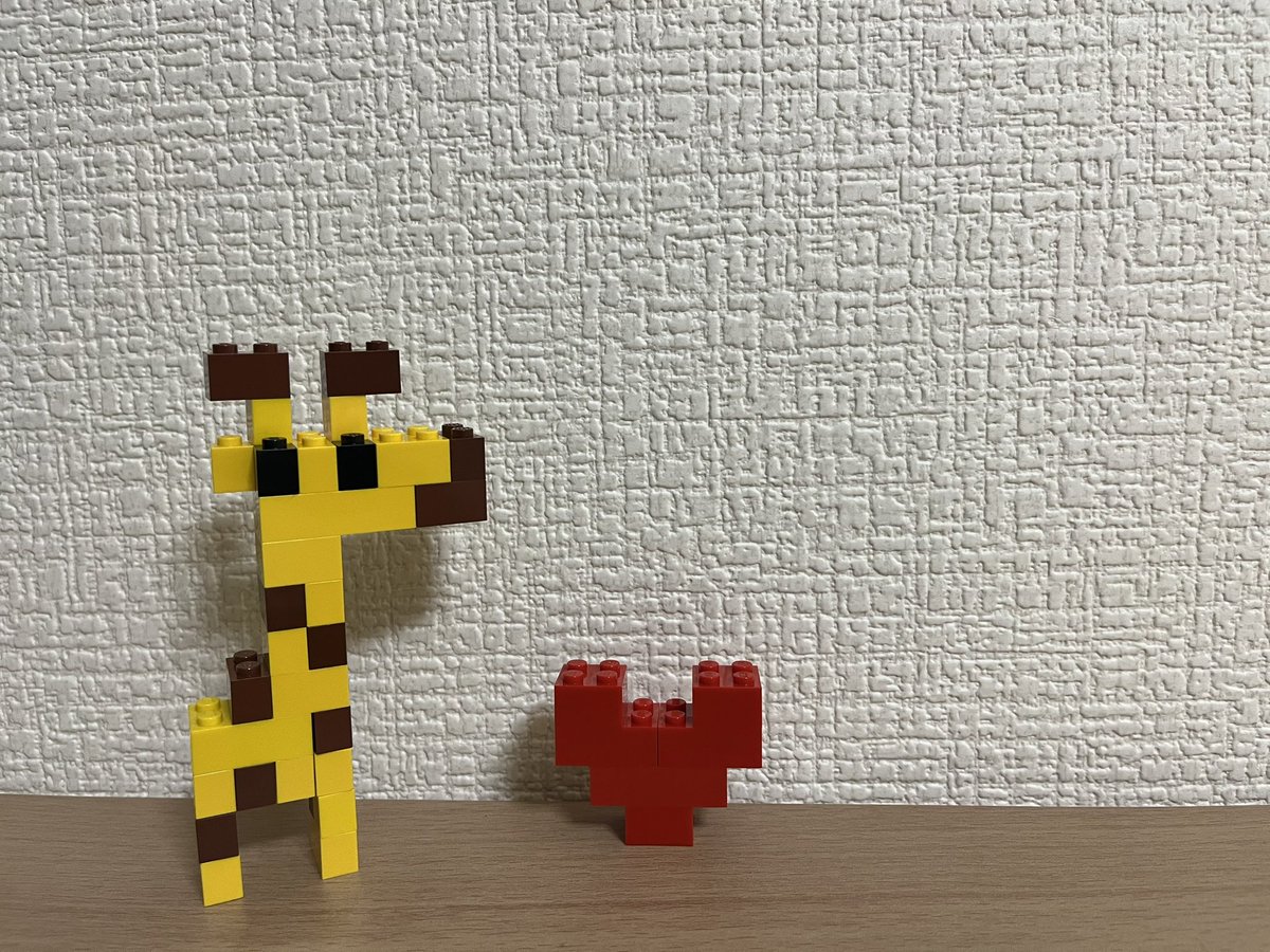 legolog1's tweet image. こんなうさぎとキリンです🐰🦒作ってみてねー！#lego #howtobuild #animallego