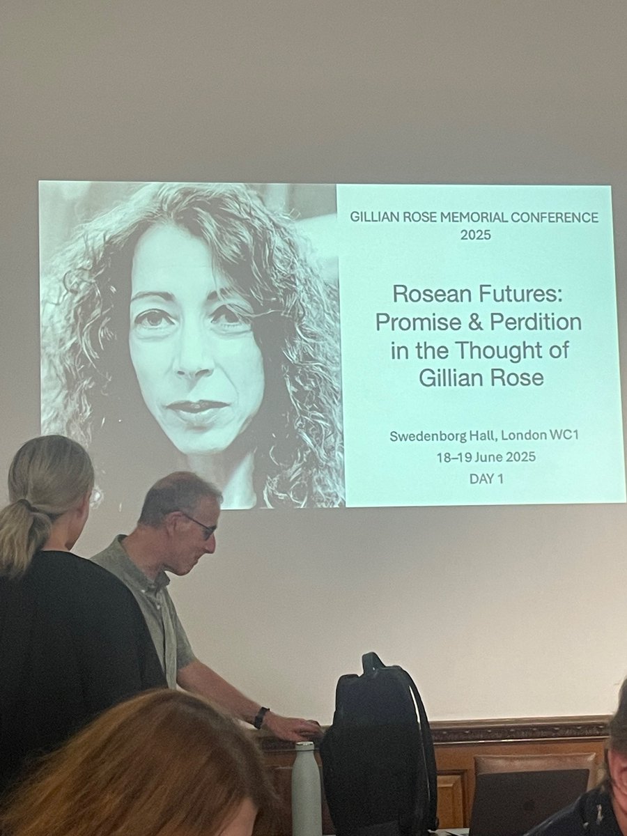 Such a good time at the Gillian Rose Memorial Conference.

All the presented papers will be included in a forthcoming volume with CRMEP books