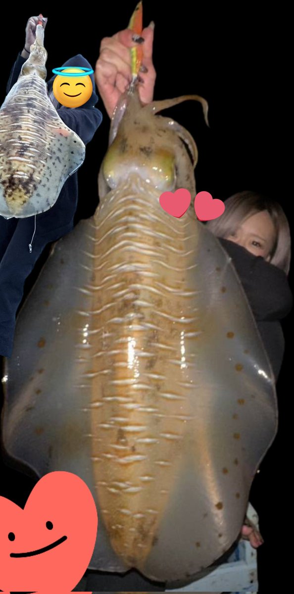 n_elfi_r's tweet image. この前鳥凄かった🥺
🦑ばっかやったから久しぶりに魚釣って筋肉痛になった😂
キャスでワラサ〜喧嘩鰤サイズがいっぱい。笑
そしてこの前の🦑♡