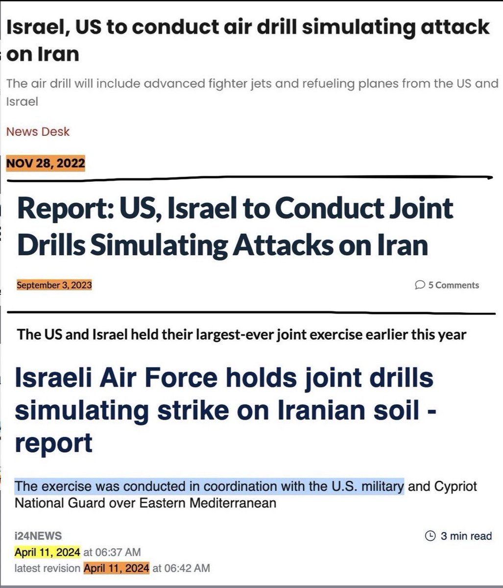 Biden planned and practiced this illegal and reckless attack on Iran so Trump could carry it out.

Both parties are working together to help Israel endanger the world.