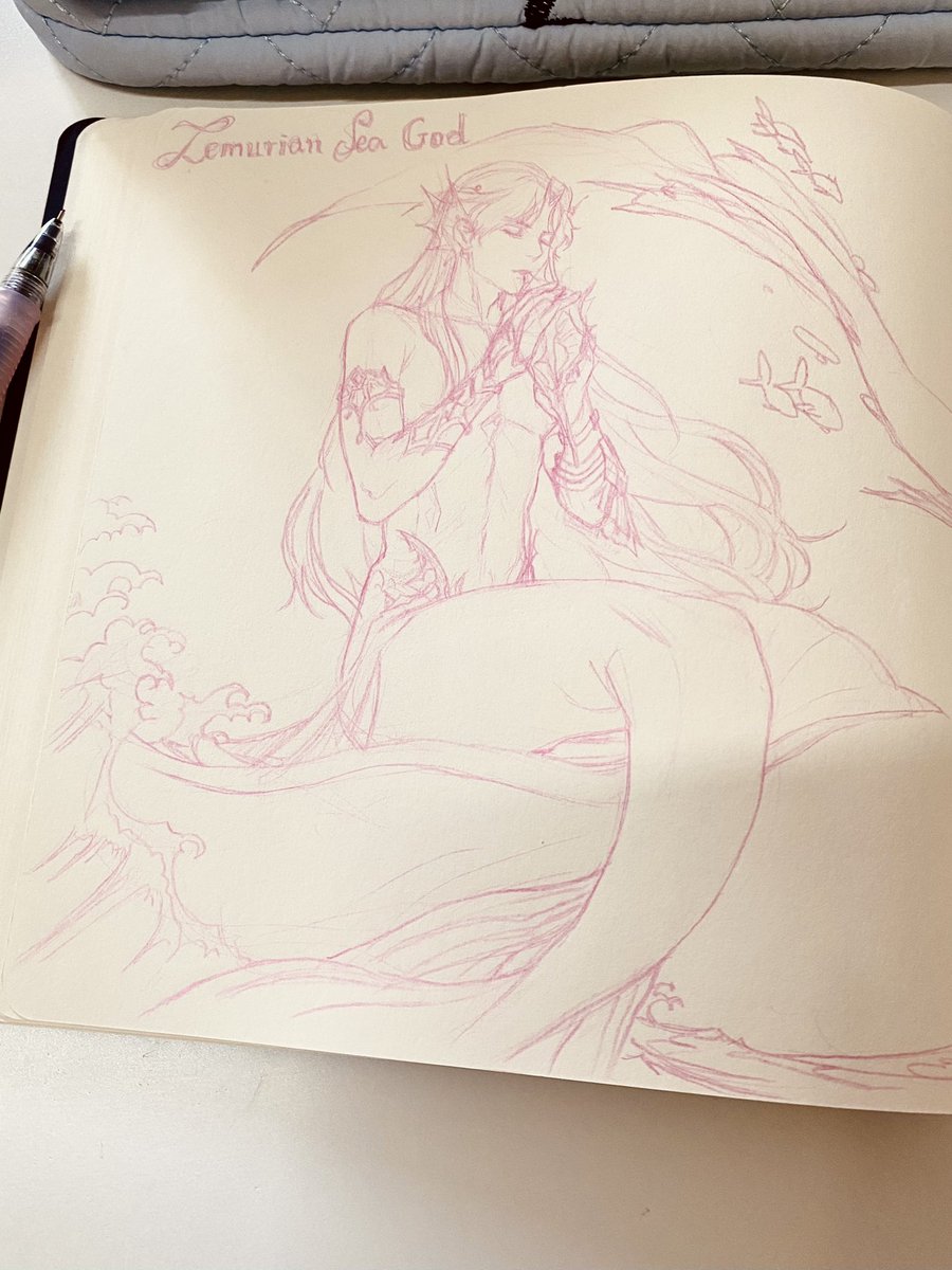 i_am__lightning's tweet image. Évidemment que je devais lui dédier une double page de mon sketchbook