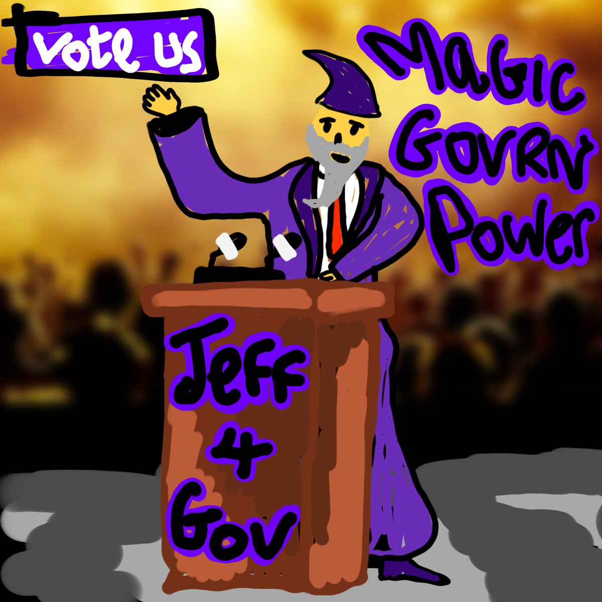 WizrdMcBlizzrd's tweet photo. Can’t stand any more government tyranny?

Had enough of inflationary FIAT regimes?

Vote Jeff, JEFF•FOR•GOV!

Magic Govrn Power - power back to the people! https://t.co/Vg6ngskINs