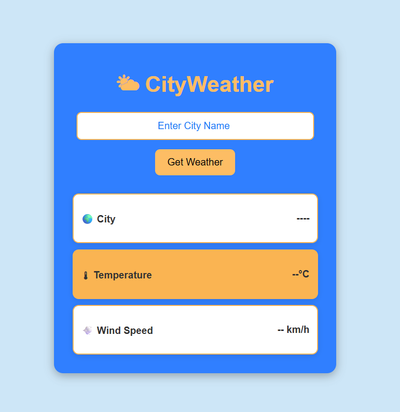 skg_twt's tweet photo. ๐ฅDay - 7 learning JS and React !
Check Your City Weather ๐ฆ๏ธโ๏ธ๐https://t.co/9aYwkH5cjX
comment down !
Tasks - Revised API call & DOM by project
#buildinpublic #100DaysOfCode #WebDev #CodeNewbie #LearnInPublic #CodeNewbieIndia #DevsOfIndia #WebDevIndia #FreelanceCoderIndia https://t.co/gu8Jrsup4t