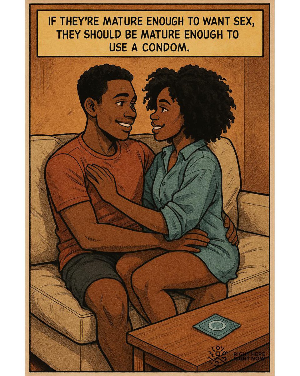 KombeMartha's tweet photo. Craving the heat? Then handle the responsibility too.

Tumbuke desires aren’t a pass for recklessness use a condom.

#SafeSex  #RightHereRightNow https://t.co/sRtFZiD3WG