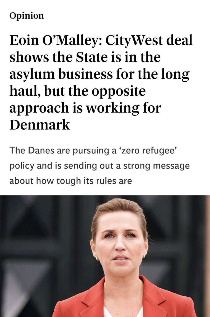 #Irishfreedom would pursue a 'zero refugee' approach to asylum. We will dismantle the asylum scam.