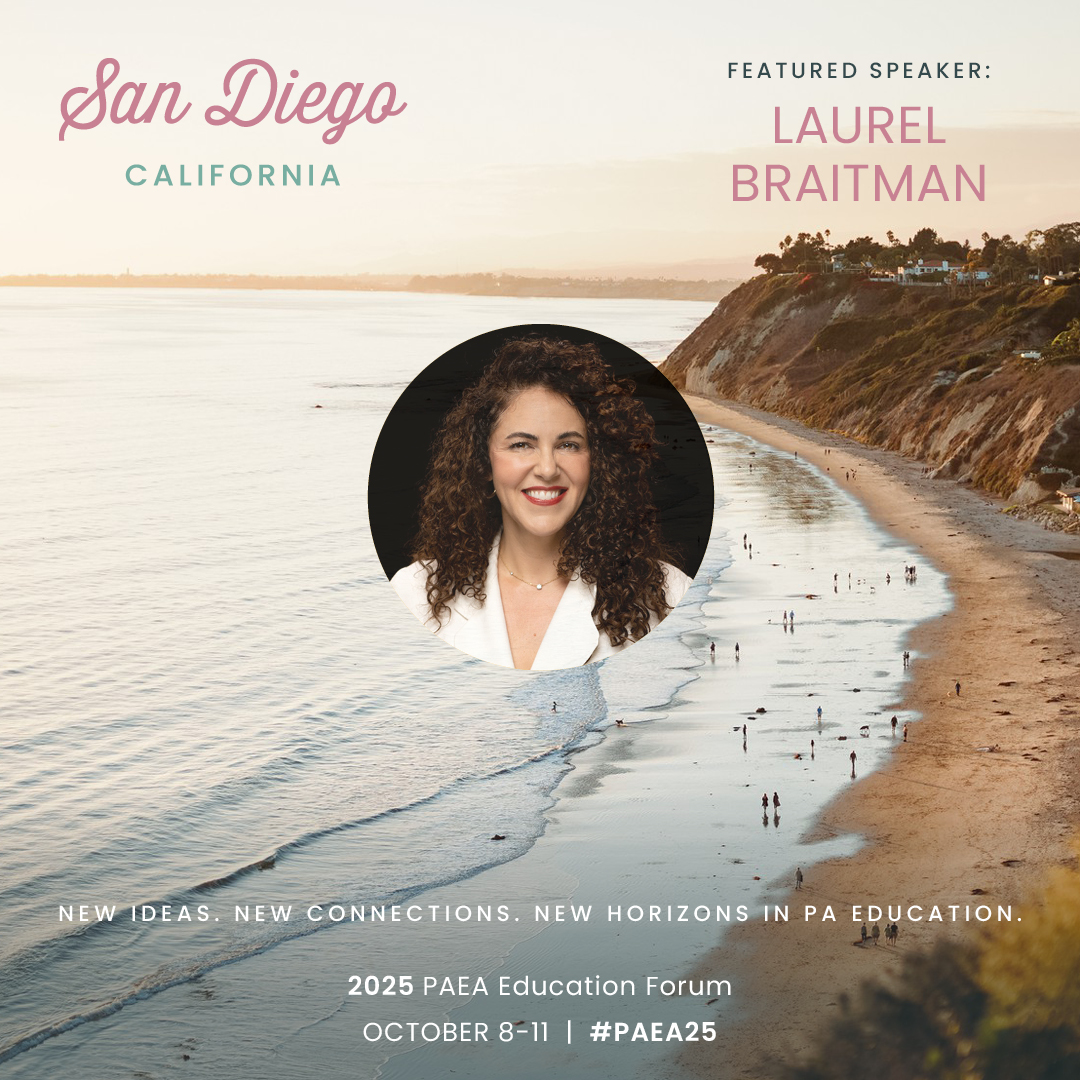 We're pleased to have scientist, writer, and bestselling author Laurel Braitman joining us in San Diego as a featured keynote speaker at the 2025 Education Forum! 

Learn more &amp; register today to join us in sunny San Diego! ow.ly/u4Pm50WcqXF

#PAEA25 #PAEA #PAeducation