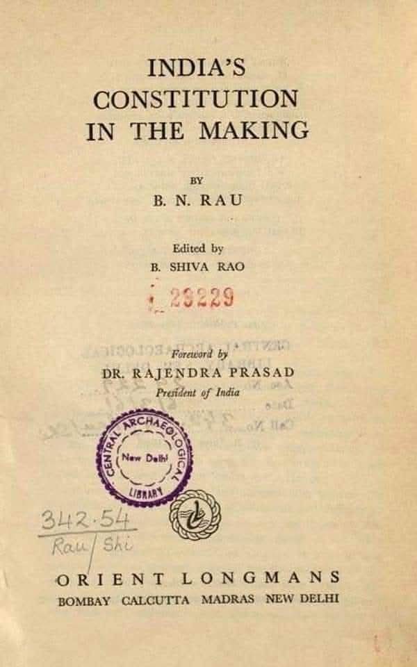 #संविधान_निर्माता_BN_राव लिख नही सकते तो रिपोस्ट ही करदो।