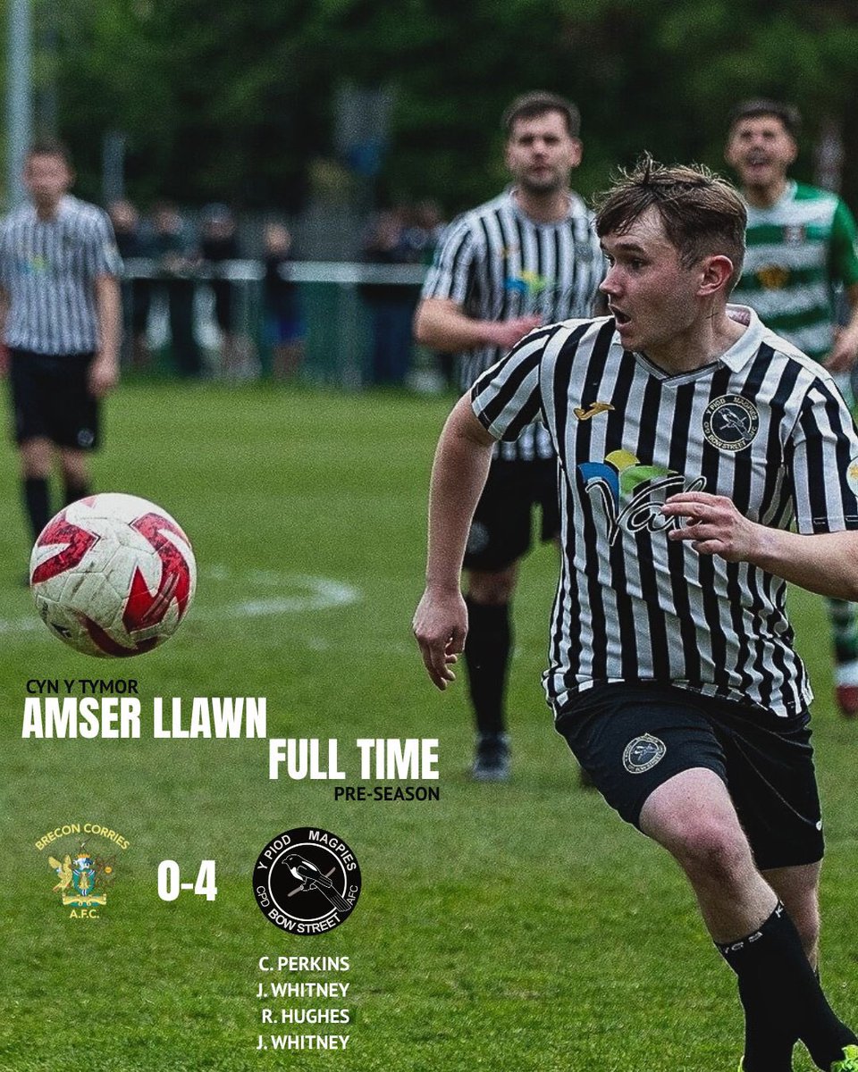 The firsts kicked off their pre-season campaign with a hard fought victory away to <a href="/BreconCorriesFC/">Brecon Corries AFC</a> 🖤❤️

The boys put in a good shift versus a very good Brecon side, and it was a closer game than the scoreline suggests but boys were clinical in front of goal 🙌

#magpies 🖤🤍