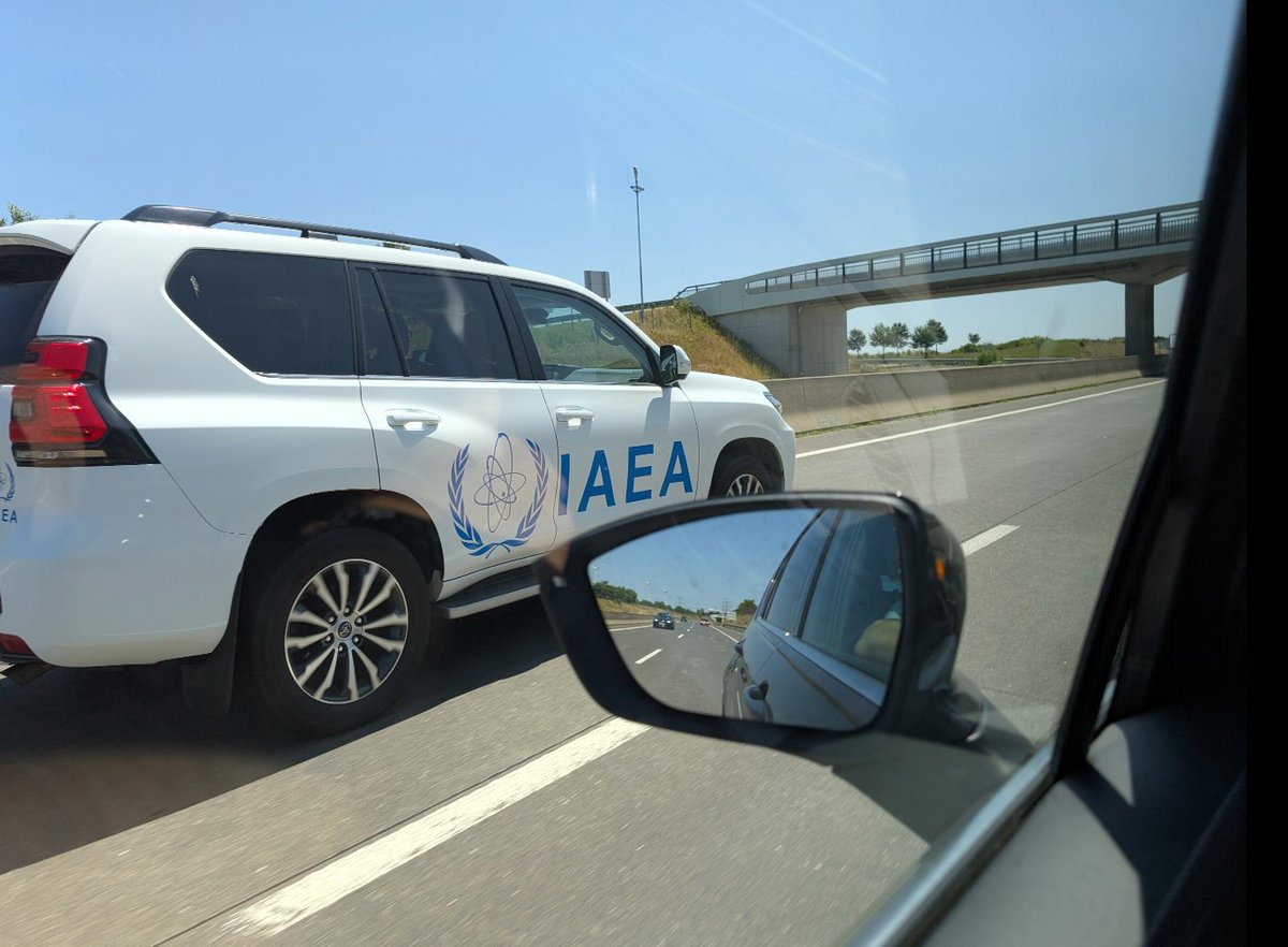 Not a good sign seeing IAEA members head into the city on a Sunday noon here in Vienna, just hours after US bombs hit a nuclear enrichment facility in IRAN.
