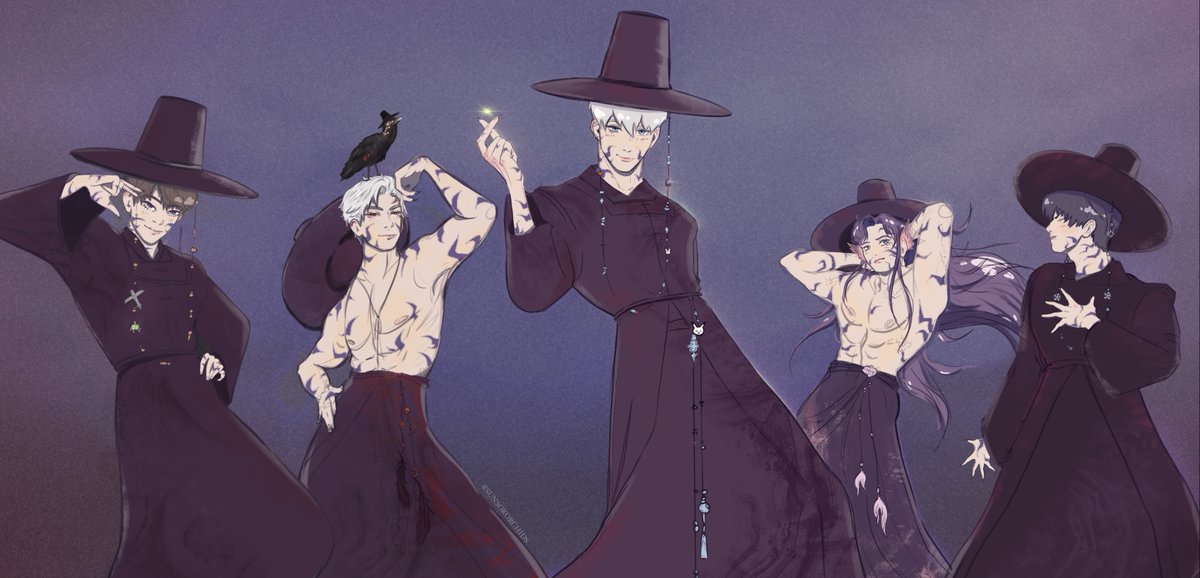 [A demon boy band? What makes you think this could work?? ] ✨🫰