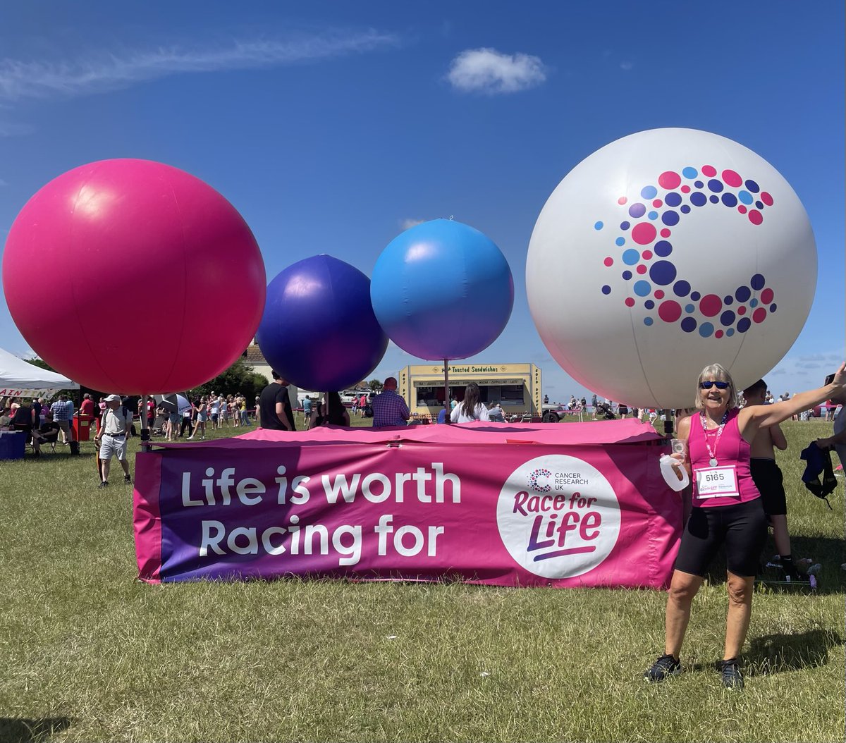 musical_lou's tweet image. Completed 5k at Herne Bay today #RaceforLife