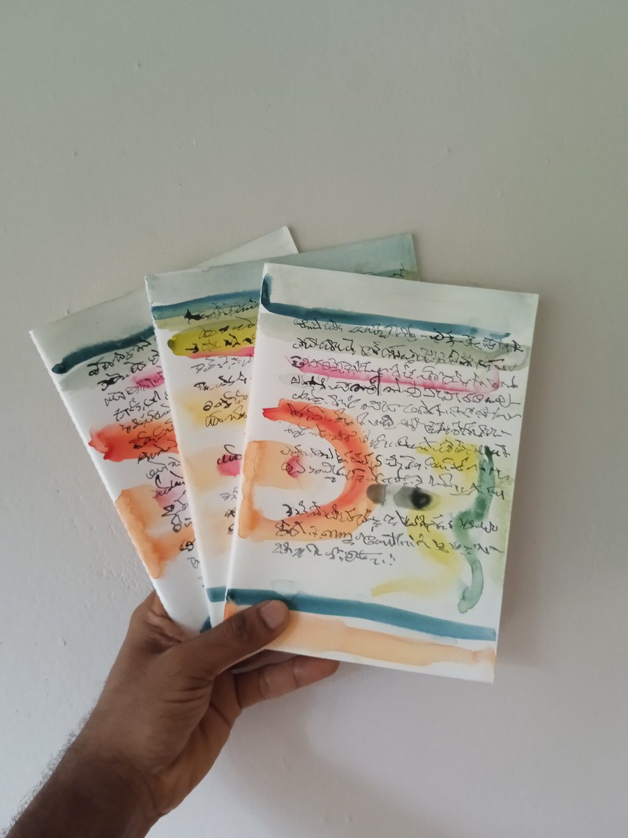 handwritten book of short poems by @mppratheeshpoetry 
limited edition of five

dm to order one 

#poetrynotebook #handwritten #chapbooks