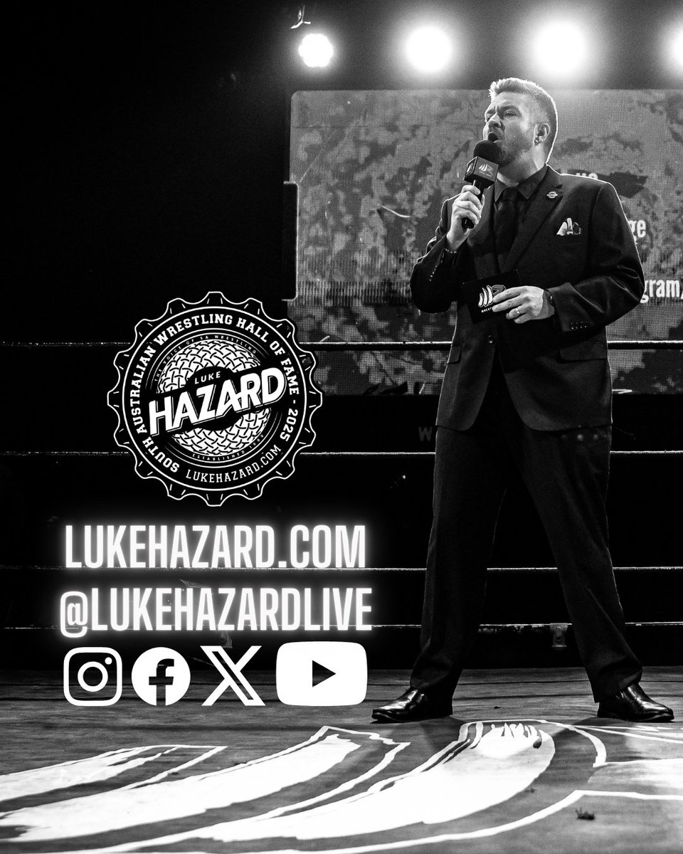 lukehazardlive's tweet photo. I'm really shit at socials, like really shit. Probably because I'm old, like dial-up old. But anyway, here's where you can keep up with #TheVoiceofSAWrestling 
Content is probably going to be scarce, no context reposts or just dad jokes.
Be kind to yourselves, and each other! https://t.co/Uix2lJZ9rq