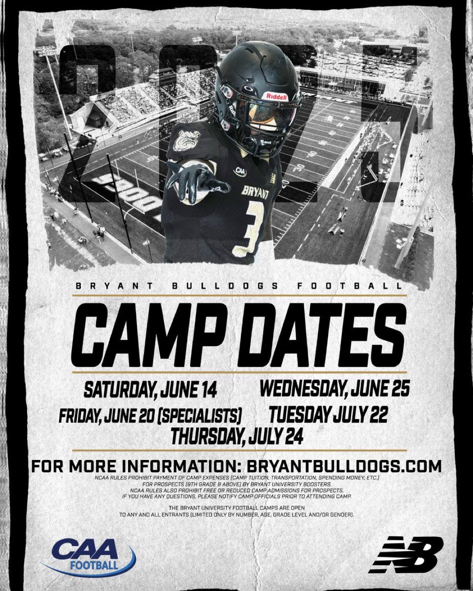 Looking forward to attend the camp on July 22nd <a href="/CoachFresilli/">Montaner Fresilli</a> <a href="/BryantUFootball/">Bryant Football</a> ⛓️🐶