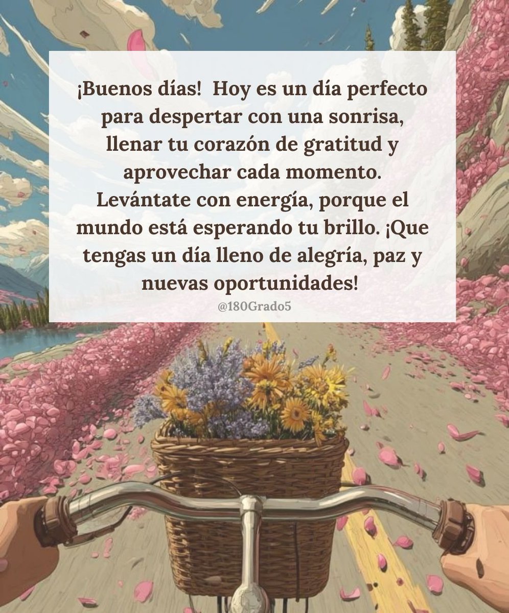 180Grado5's tweet photo. Buenos días ☀️ https://t.co/6kpN7NQTrH