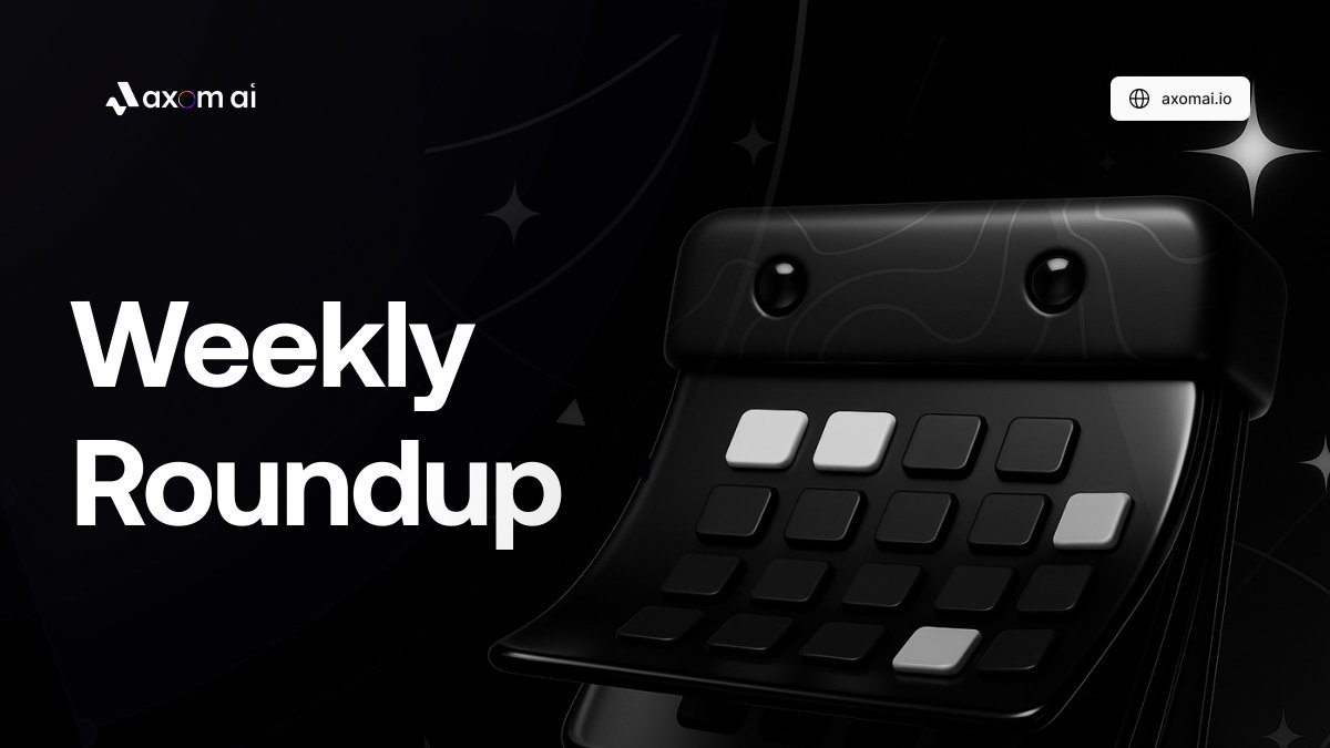 Big strides at $AXOMAI this week. ⚡️

When we began building Axom, we had one core mission: make #AI do real things. 
Not just chat, but ACT too! 
And this week, that vision moved closer to reality.

→ Axom AI dApp officially launched

→ First project with live MCP utility in